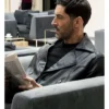 CIA 2026 Tom Ellis Black Leather Coat for Sale