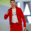 CR7 Ronaldo 2026 Cotton Red Jacket