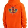 Canada Leaf Print Orange Hoodie Tartan Pride Edition