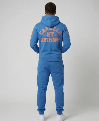 Carmelo Anthony NY Blue Hoodie Essential