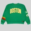 Celtics Aviator Nation Crew Sweatshirt Cozy Fit