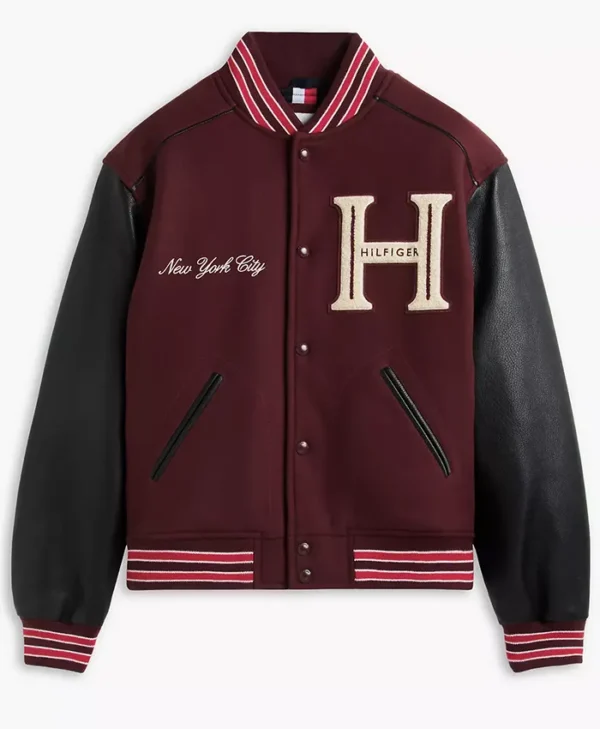 Central Park NYC Travis Kelce Varsity Jacket