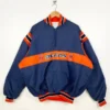 Chicago Bears 80s Vintage Blue Logo Jacket