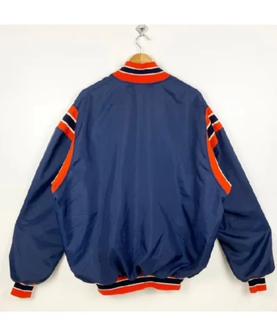 Chicago Bears 80s Vintage Blue Logo Jacket