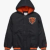 Chicago Bears Black Hooded Parka Jacket