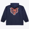 Chicago Bears Navy Hooded Windbreaker Jacket