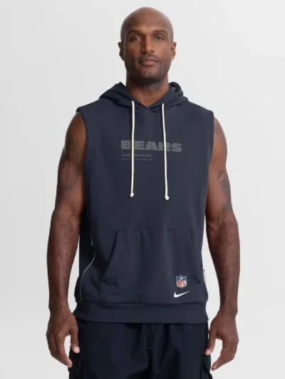 Chicago Bears Nike Sideline Sleeveless Hoodie