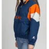 Chicago Bears Retro 90’s Pullover Hooded Jacket Blue