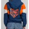 Chicago Bears Retro 90’s Pullover Hooded Jacket Blue
