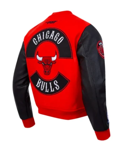 Chicago Bulls red black jacket