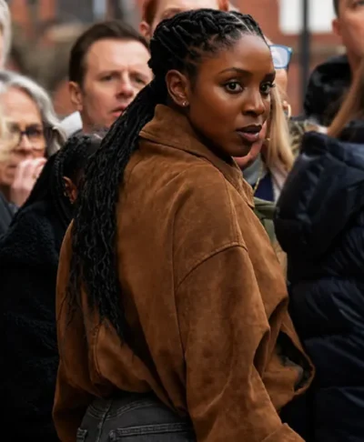 Chicago PD S13 Karen Obilom Brown Jacket