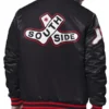 Chicago White Sox City Connect Black Varsity Satin Jacket Limited