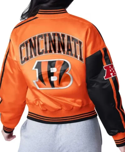 Cincinnati Bengals Black and Orange Zone Blitz Jacket