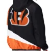 Cincinnati Bengals Retro Color Block Hooded Full Zip Jacket