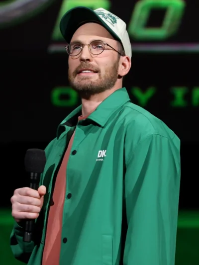 Cinemacon 2026 Chris Evans Green Jacket