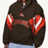 Cleveland Browns Classic Breakaway Pullover Hooded Jacket