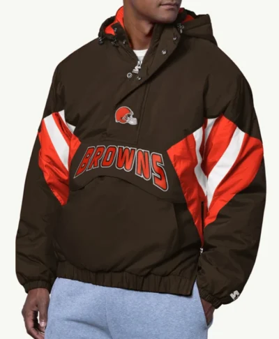 Cleveland Browns Classic Breakaway Pullover Hooded Jacket