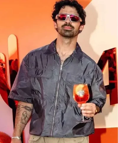 Coachella 2026 Joe Jonas Grey Jacket