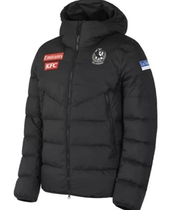 Collingwood Premium Black Jacket