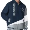 Dallas Cowboys Hooded Jacket Color Block Edition Retro Look