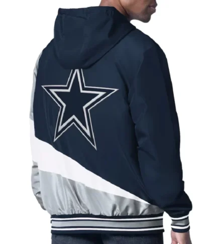 Dallas Cowboys Hooded Jacket Color Block Edition Retro Look
