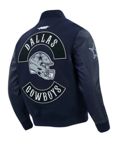 Dallas Cowboys navy varsity jacket