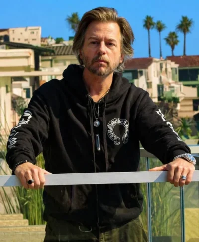 David Spade Outcome 2026 Black Hoodie