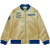 Denver Nuggets OG Gold Satin Varsity Jacket