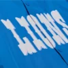Detroit Lions Blue Hooded Windbreaker Jacket