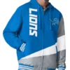 Detroit Lions Hooded Jacket Color Block Edition Retro Look