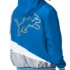 Detroit Lions Hooded Jacket Color Block Edition Retro Look