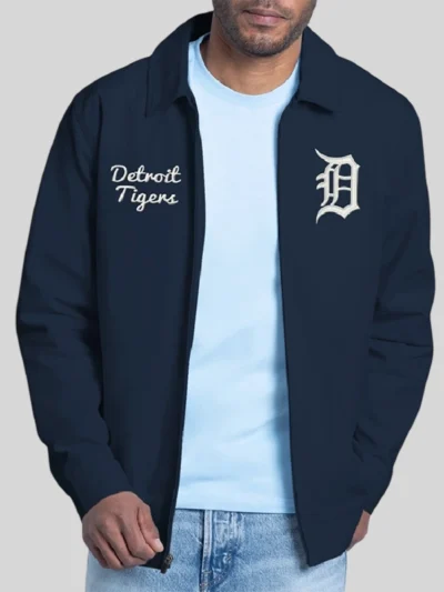 Detroit Tigers Franchise Navy Varsity Jacket