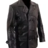 Doctor Who Ninth Doctor Black Leather Coat