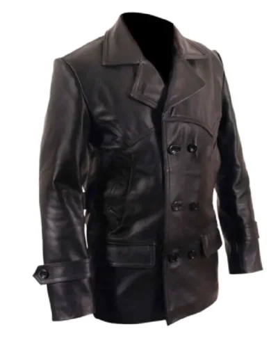 Doctor Who Ninth Doctor Black Leather Coat