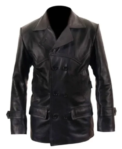 Doctor Who Ninth Doctor Black Leather Coat