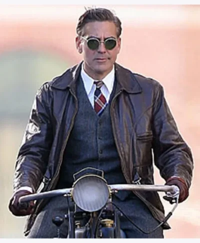Dodge Connelly Leatherheads Brown Leather Jacket