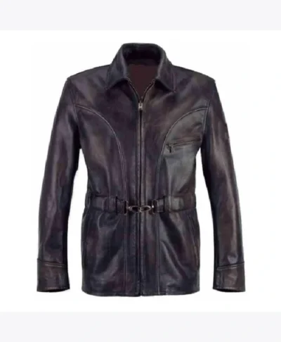 Dodge Connelly Leatherheads Brown Leather Jacket