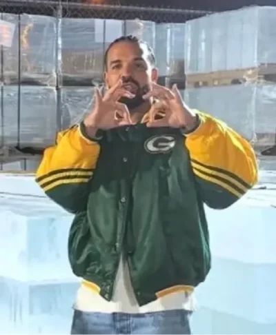 Drake Green Bay Packers Vintage Starter Jacket