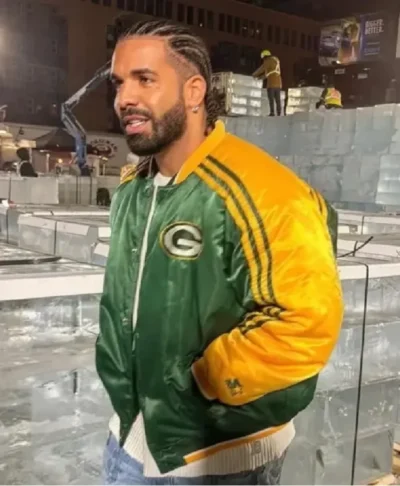 Drake Green Bay Packers Vintage Starter Jacket