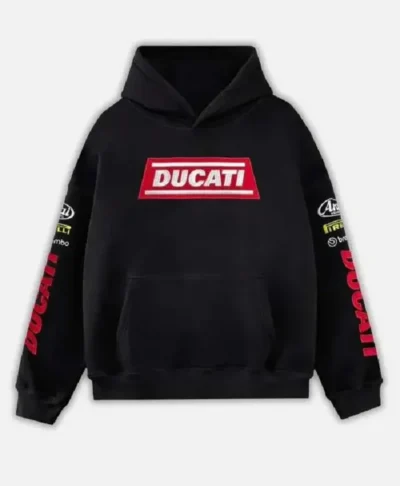 Ducati Vintage Black Racing Hoodie