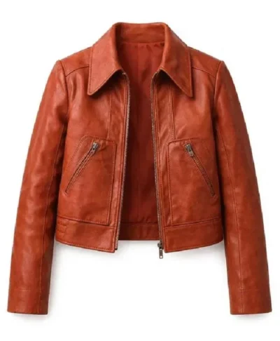 Elle Fanning Margo Leather Jacket