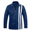 Elvis Presley Speedway Racer Style Leather Jacket