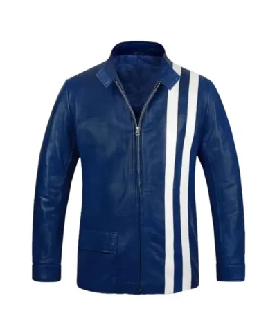 Elvis Presley Speedway Racer Style Leather Jacket