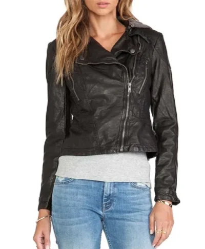 Emmy Rossum Shameless S6 Leather Jacket