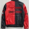 Enzo Ferrari Racing Leather Jacket Red Black Style