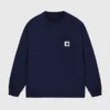 F.C.Real Bristol x Carhartt WIP Pocket Long-Sleeve Blue T-Shirt