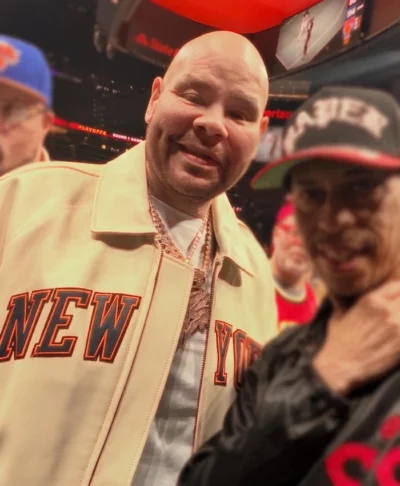Fat Joe NBA Knicks vs Hawks Varsity Jacket