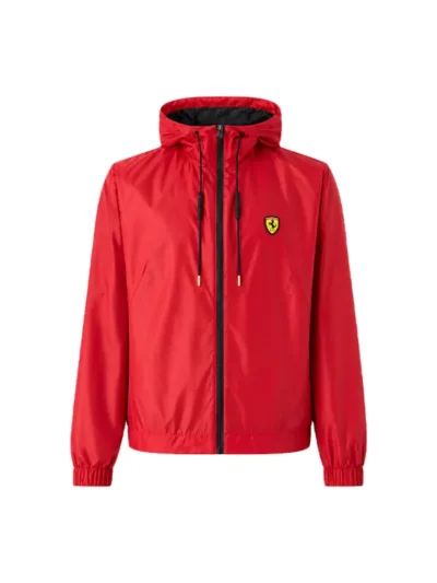 Ferrari Red Windbreaker Jacket