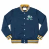 Fighting Irish Script Blue Bomber Jacket Notre Dame