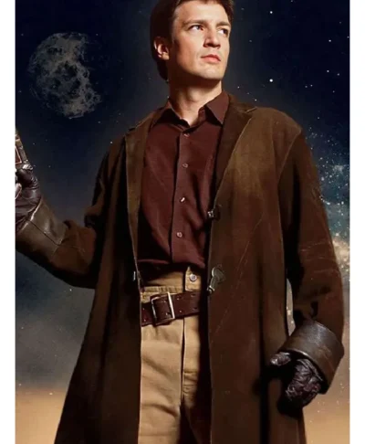 Firefly Malcolm Reynolds Brown Leather Coat